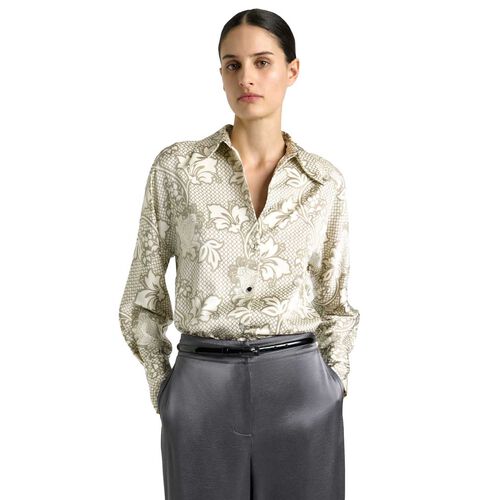 Cue Lattice Chintz Floral Shirt